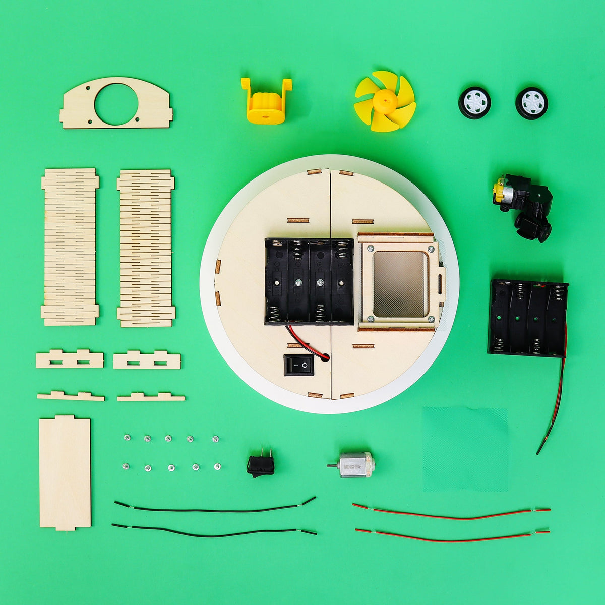 DIY Robot Vacuum STEM Kit – Build an Obstacle-Avoiding Robot