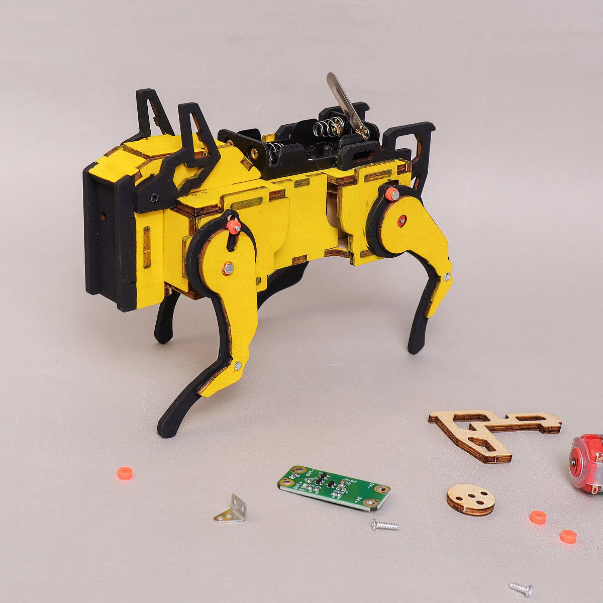 Robot Dog STEM Kit – Sound-Activated DIY Robot Toy