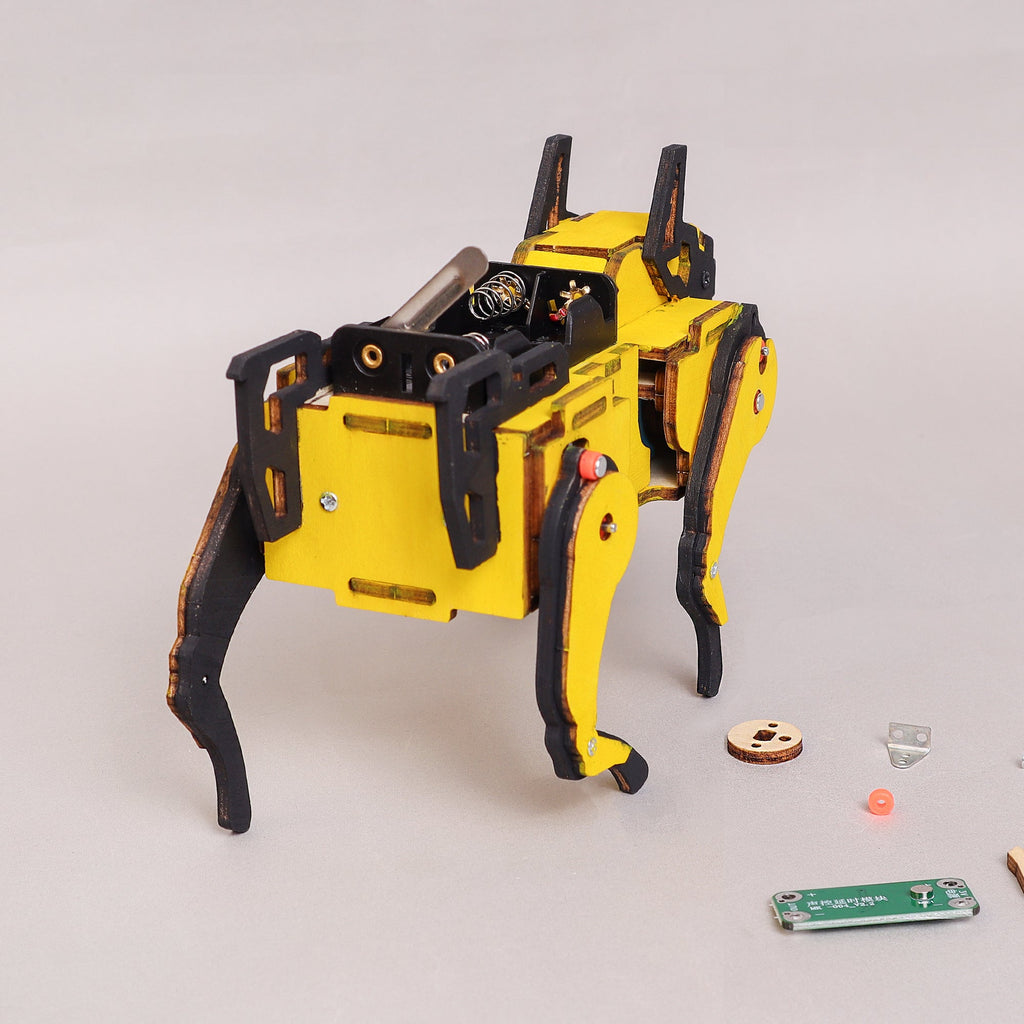 Robot Dog STEM Kit – Sound-Activated DIY Robot Toy