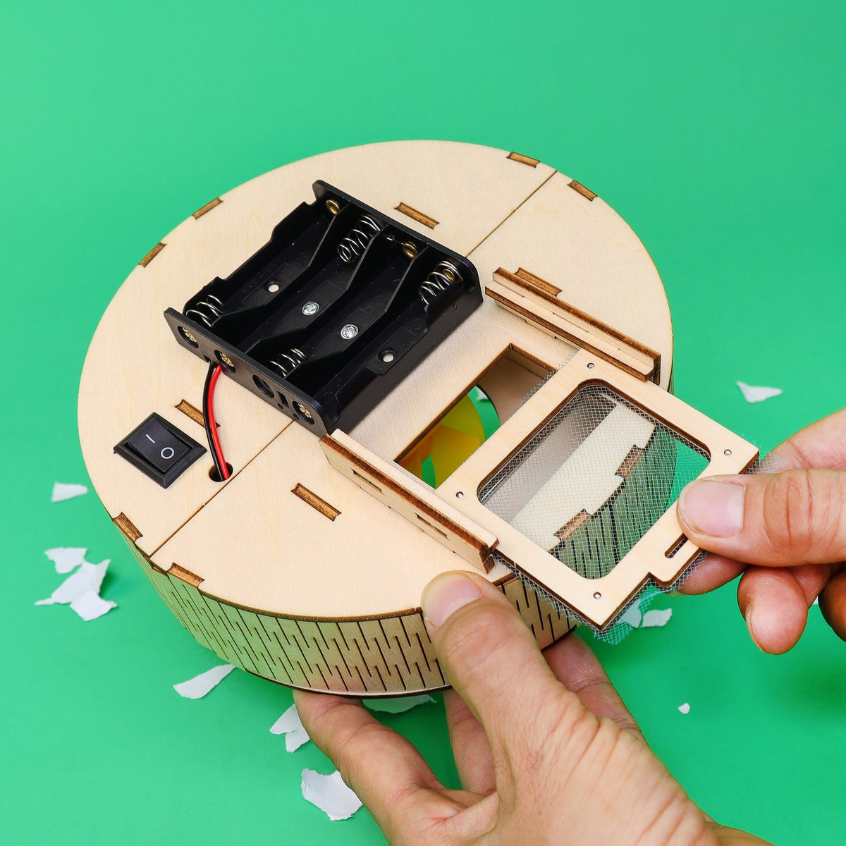 DIY Robot Vacuum STEM Kit – Build an Obstacle-Avoiding Robot