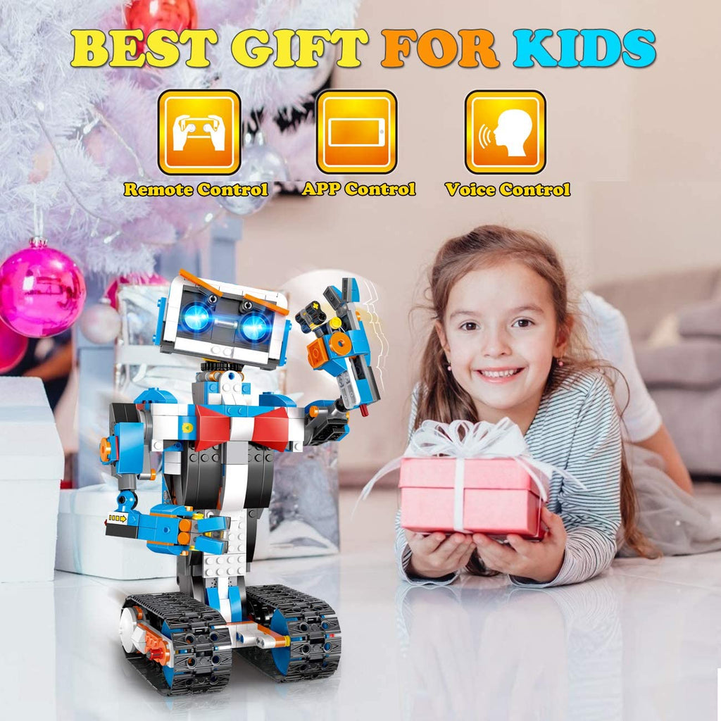 Hello Robot STEM Building Kit – Programmable Voice-Control Robot, Ages 8–12