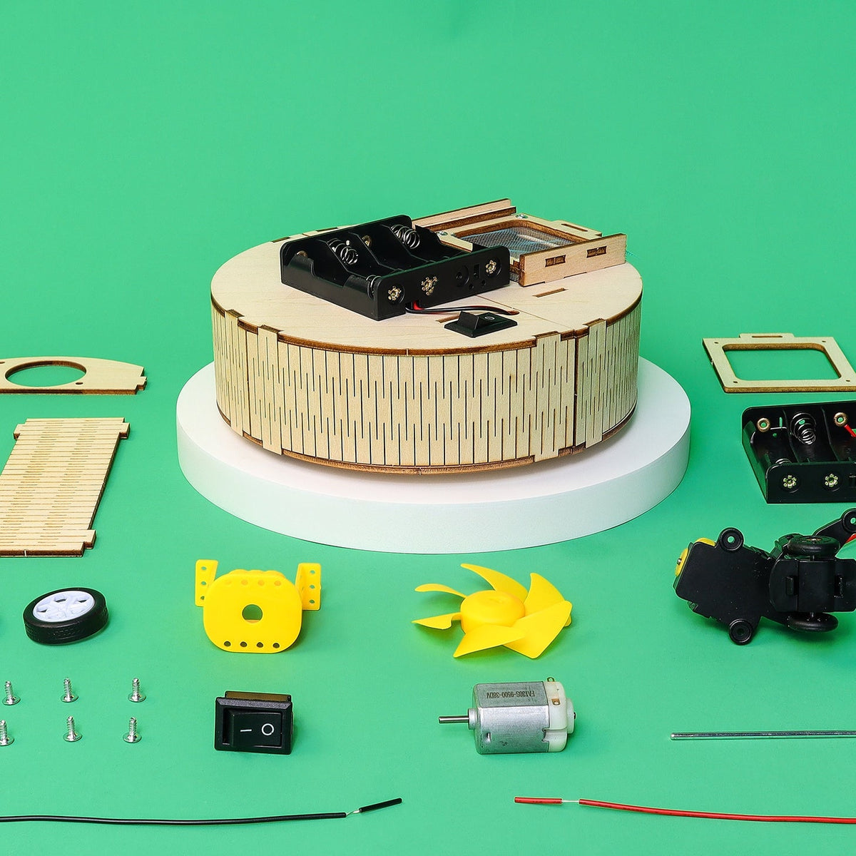 DIY Robot Vacuum STEM Kit – Build an Obstacle-Avoiding Robot