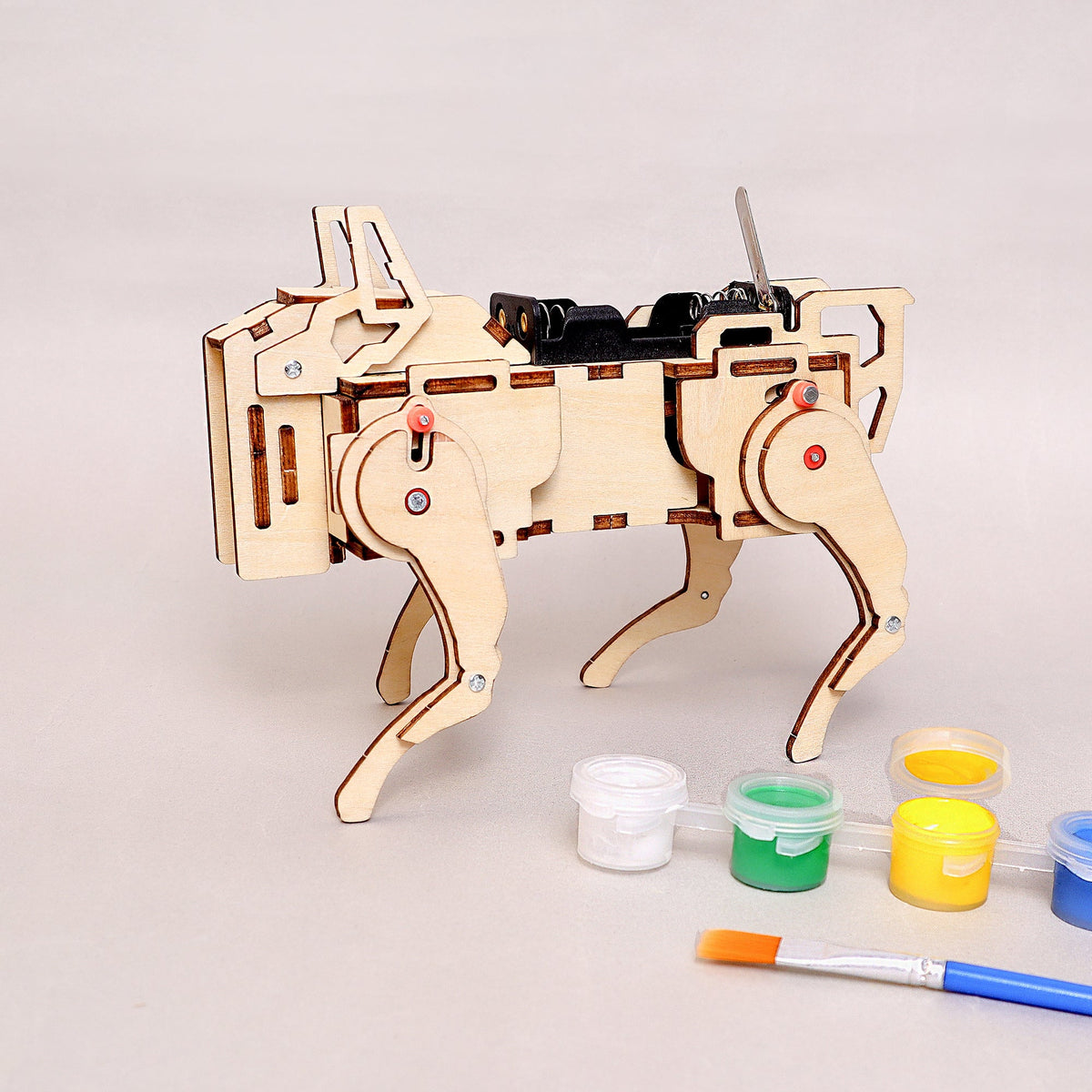 Robot Dog STEM Kit – Sound-Activated DIY Robot Toy