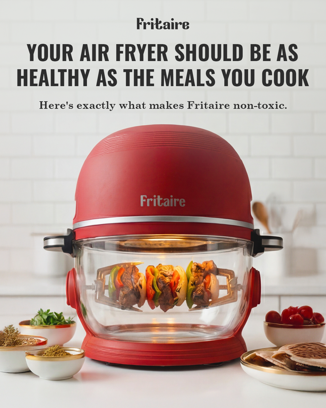 Classic Self-Cleaning Air Fryer™ & Non-Toxic Air Fryer™ - Orange