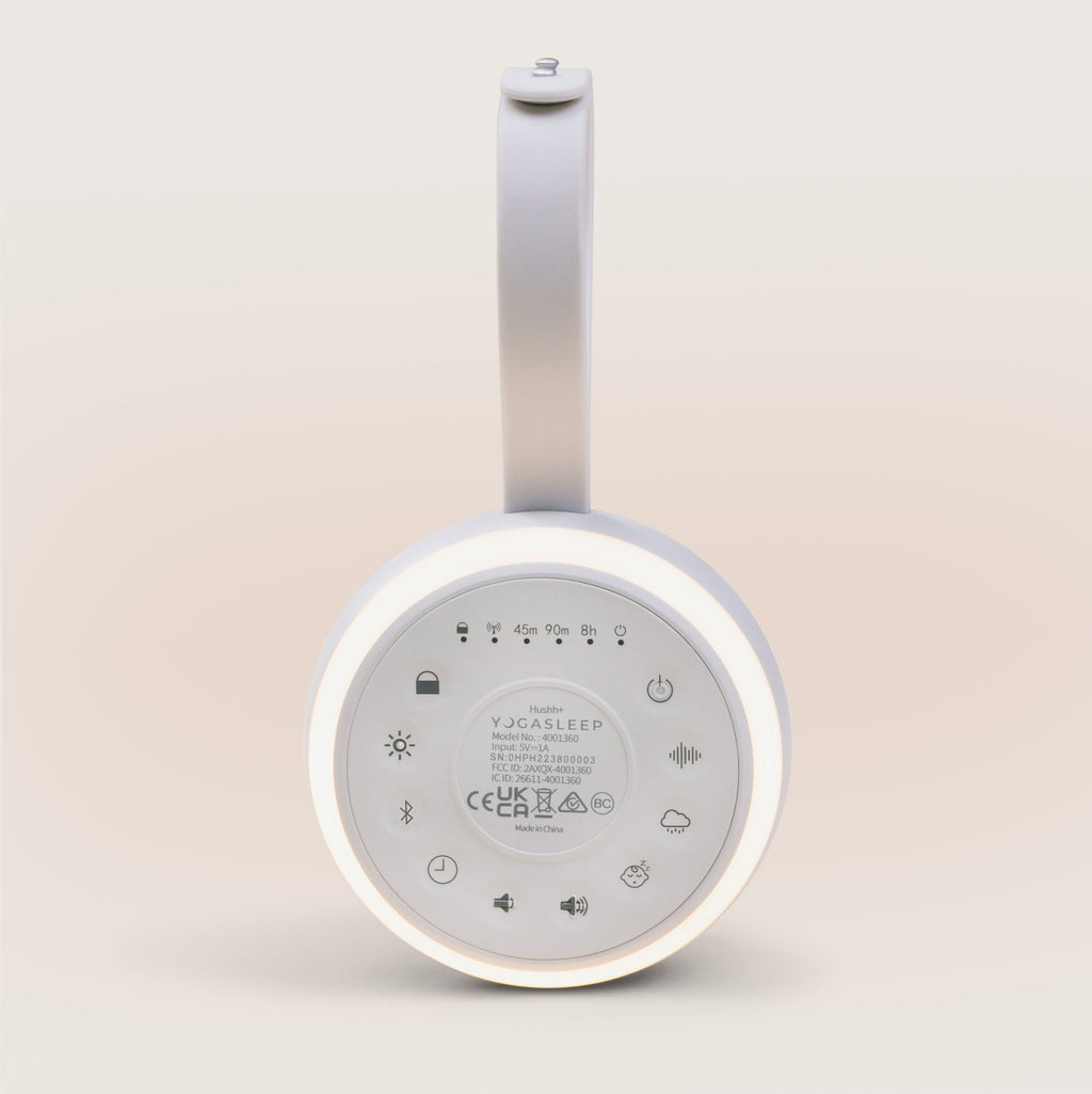 Yogasleep Hushh+ Rechargeable Portable Sound Machine with Bluetooth