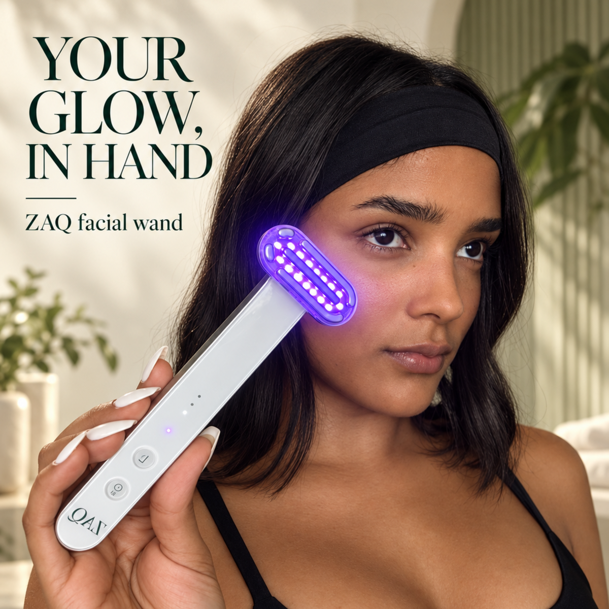 ZAQ Zayn 2.0 — 6-in-1 LED & Microcurrent Facial Wand