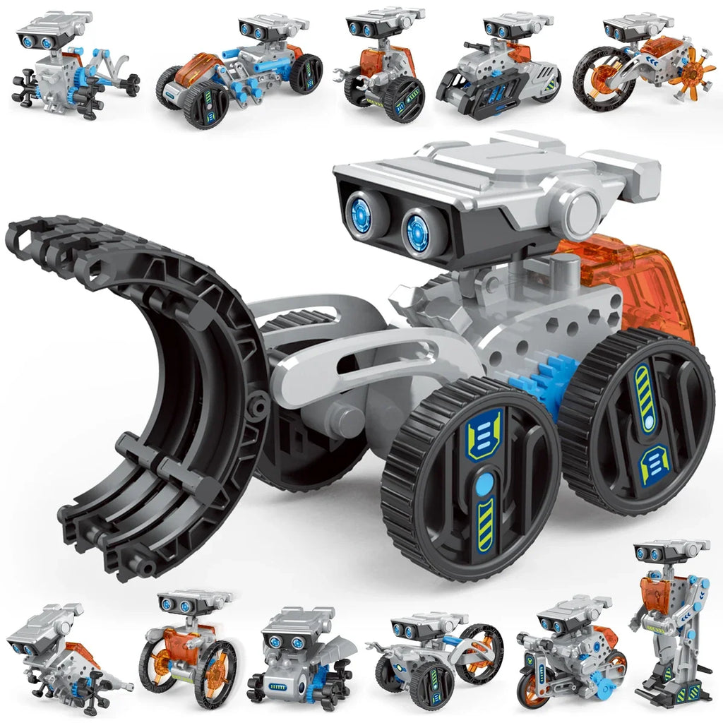 12-in-1 Solar Robot Science Kit – DIY STEM Building Toy, Ages 6+