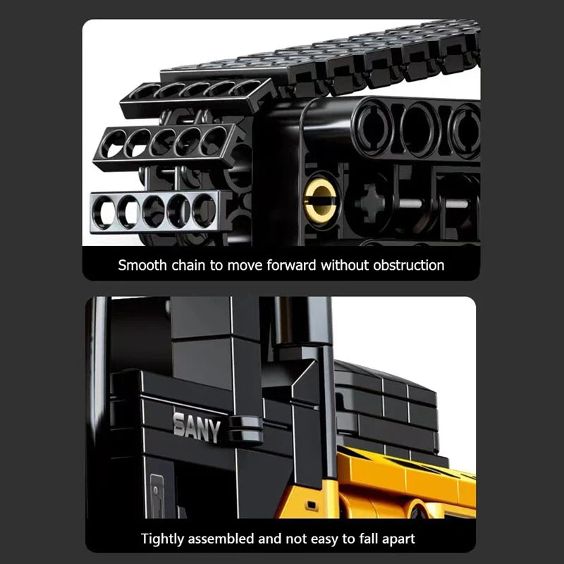 SEMBO 1022-Piece Excavator Building Bricks Set – Construction Vehicle Model, Ages 6+