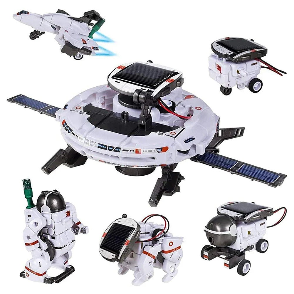 12-in-1 Solar Robot Science Kit – DIY STEM Building Toy, Ages 6+