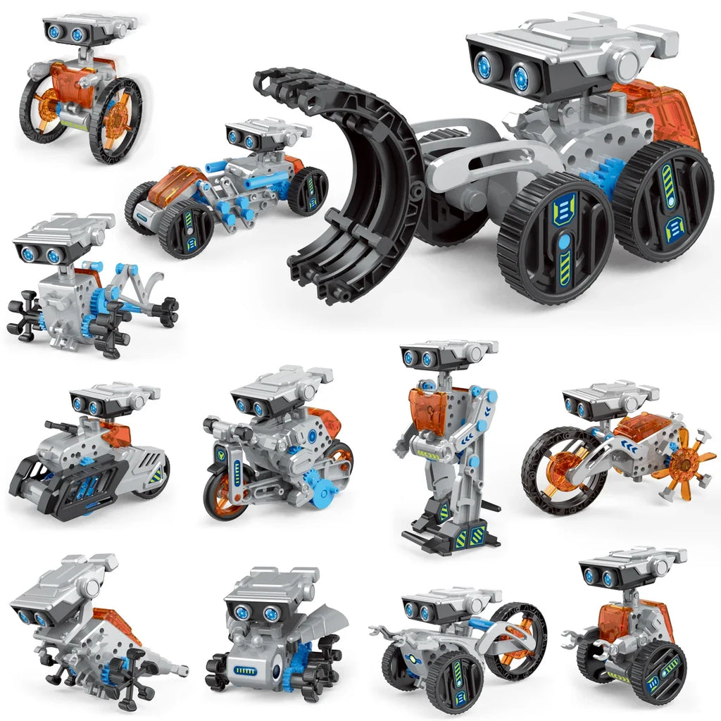 12-in-1 Solar Robot Science Kit – DIY STEM Building Toy, Ages 6+