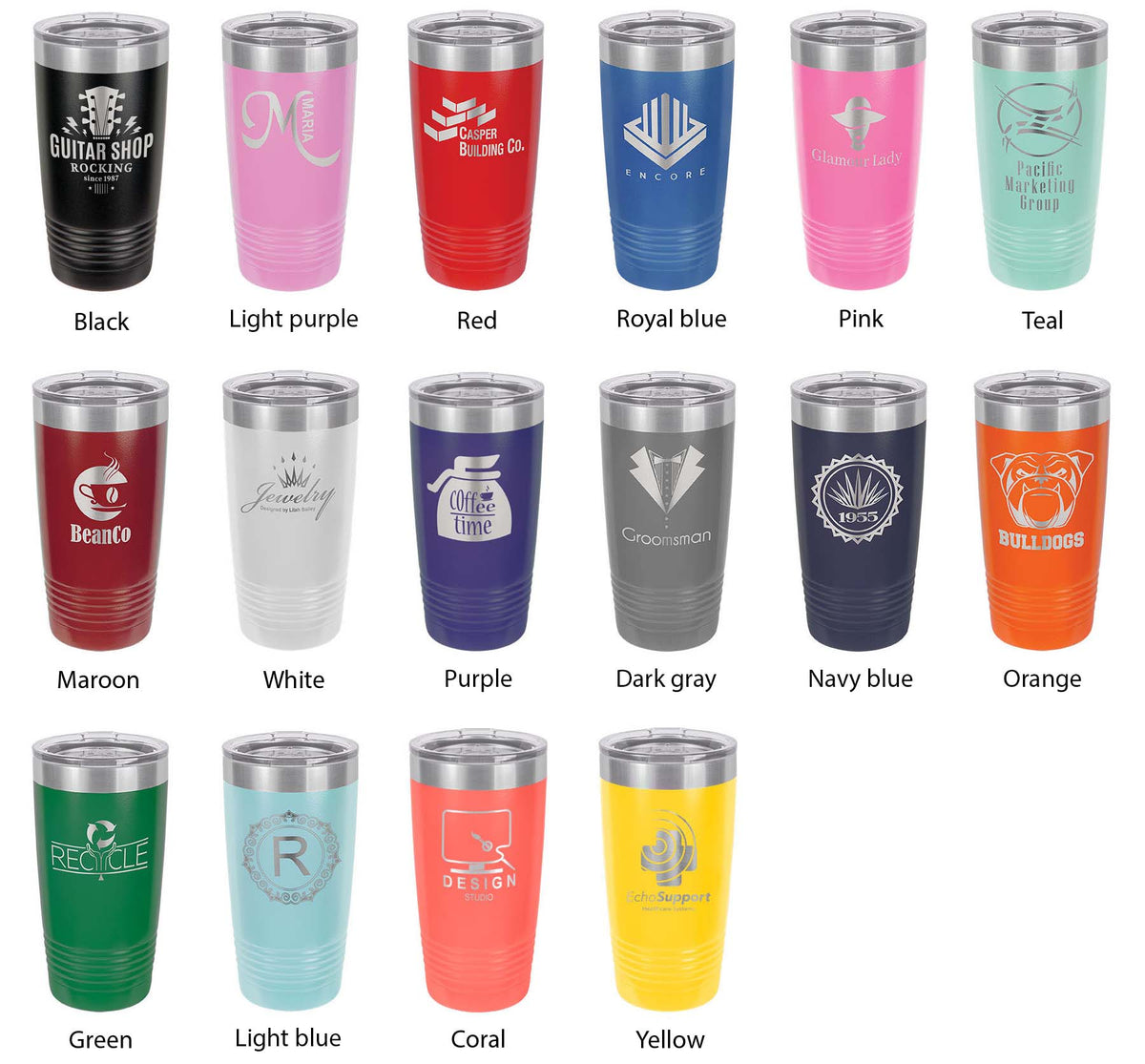 Lake Bob Sandlin Map Tumbler Travel Mug Insulated Laser Engraved Coffee Cup Monticello Reservoir Texas 20 oz