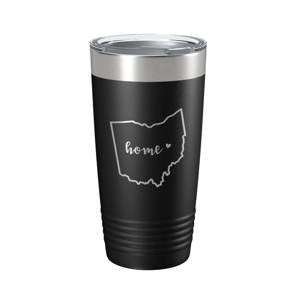 Ohio Tumbler Home State Travel Mug Insulated Laser Engraved Map Coffee Cup 20 oz