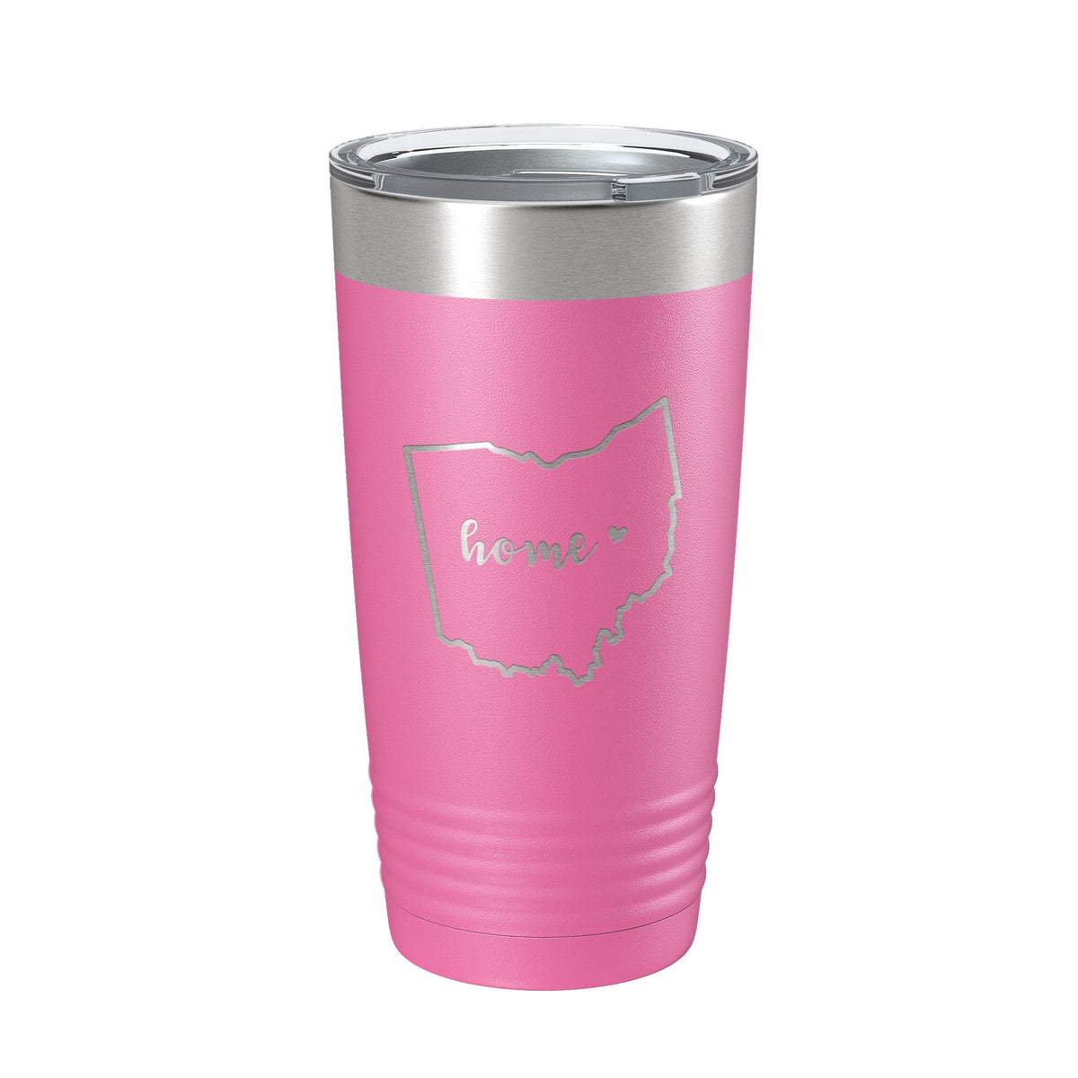 Ohio Tumbler Home State Travel Mug Insulated Laser Engraved Map Coffee Cup 20 oz