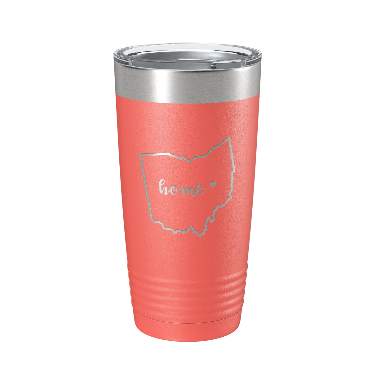 Ohio Tumbler Home State Travel Mug Insulated Laser Engraved Map Coffee Cup 20 oz