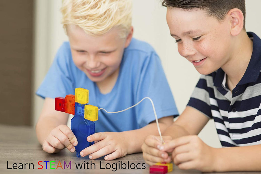 4M Logiblocs Smart Circuits Kit – Plug-and-Play Electronics STEM Kit, Ages 5+