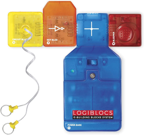 4M Logiblocs Smart Circuits Kit – Plug-and-Play Electronics STEM Kit, Ages 5+